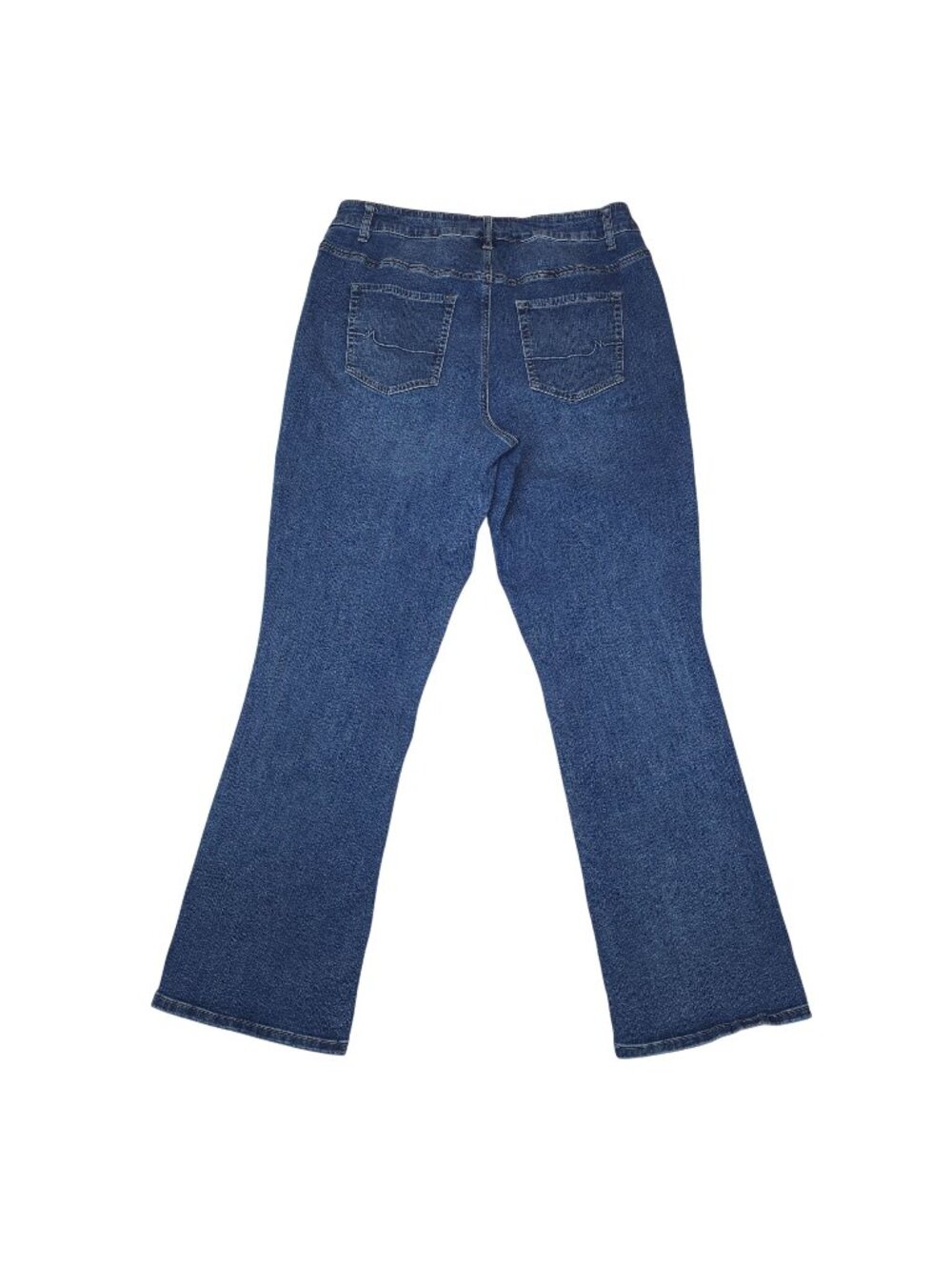Maurices High-Rise Curvy Flare Jeans 16W Long Stretch Denim Womens